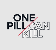वन पिल कैन किल ब्लैक विथ रेड लाइन